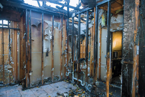 Professional Emergency Fire Cleanup technician working in Grapevine, TX